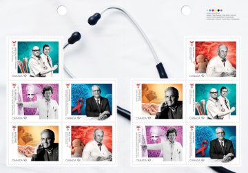 Dr. Julio Montaner (Infectious Diseases) honoured with Canada Post Commemorative stamp