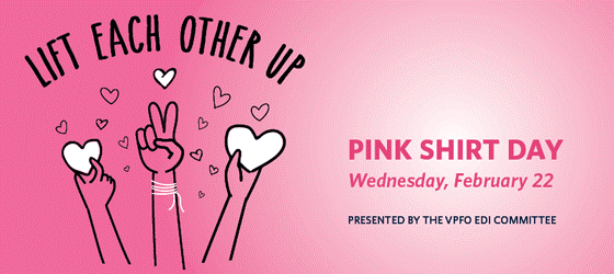 Celebrate Pink Shirt Day – Wednesday, February 22, 2023