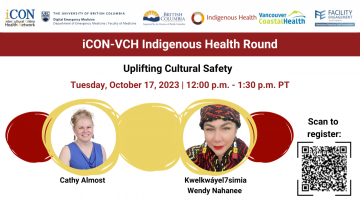 Register Now: iCON-VCH Indigenous Health Rounds on October 17, 2023