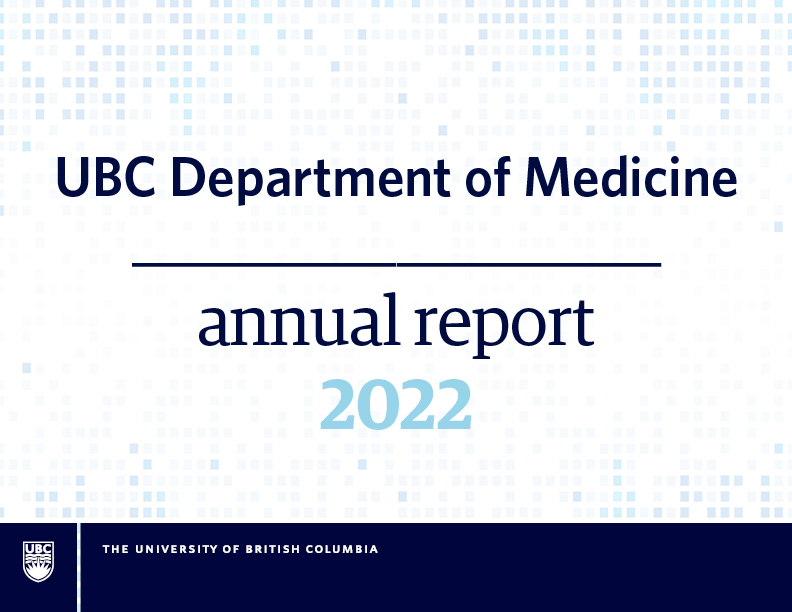 2022 UBC Department of Medicine Annual Report