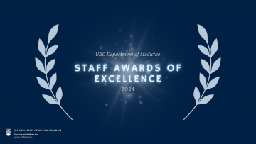 Call for Nominations: UBC Department of Medicine Staff Awards of Excellence