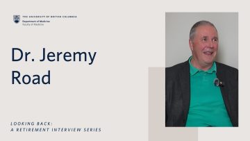 Looking Back: A Retirement Interview Series — Featuring Dr. Jeremy Road